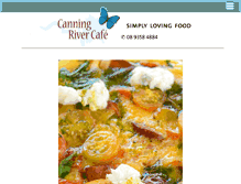 Tablet Screenshot of canningrivercafe.com